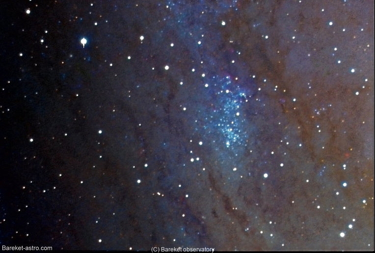 צביר כוכבים בגלקסיית אנדרומדה